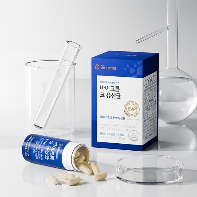 [공식]바이크롬 코 유산균 케어세트/90캡슐(3개월분)